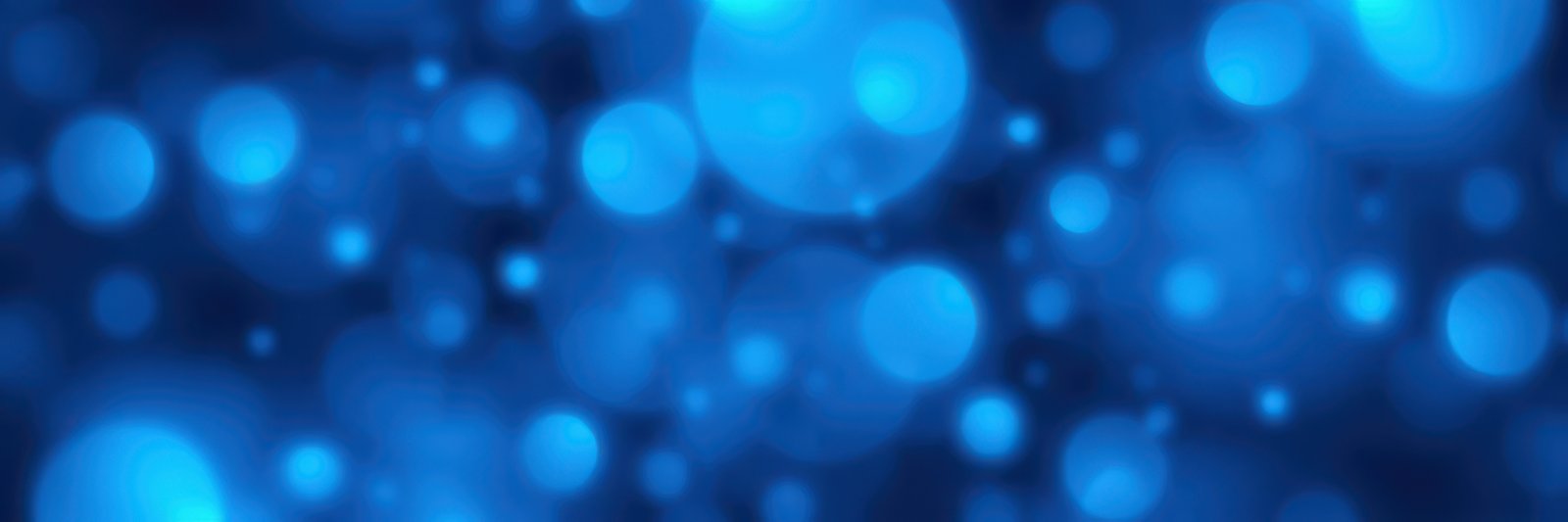 Vibrant blue bokeh lights create an enchanting atmosphere for evening celebrations in a digital world